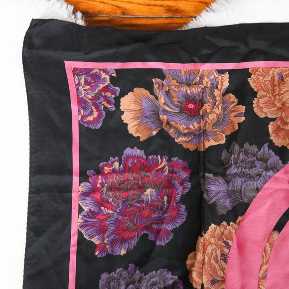 COACH Silk Square Scarf With Kaffe Fassett Print - Picture 8 of 10